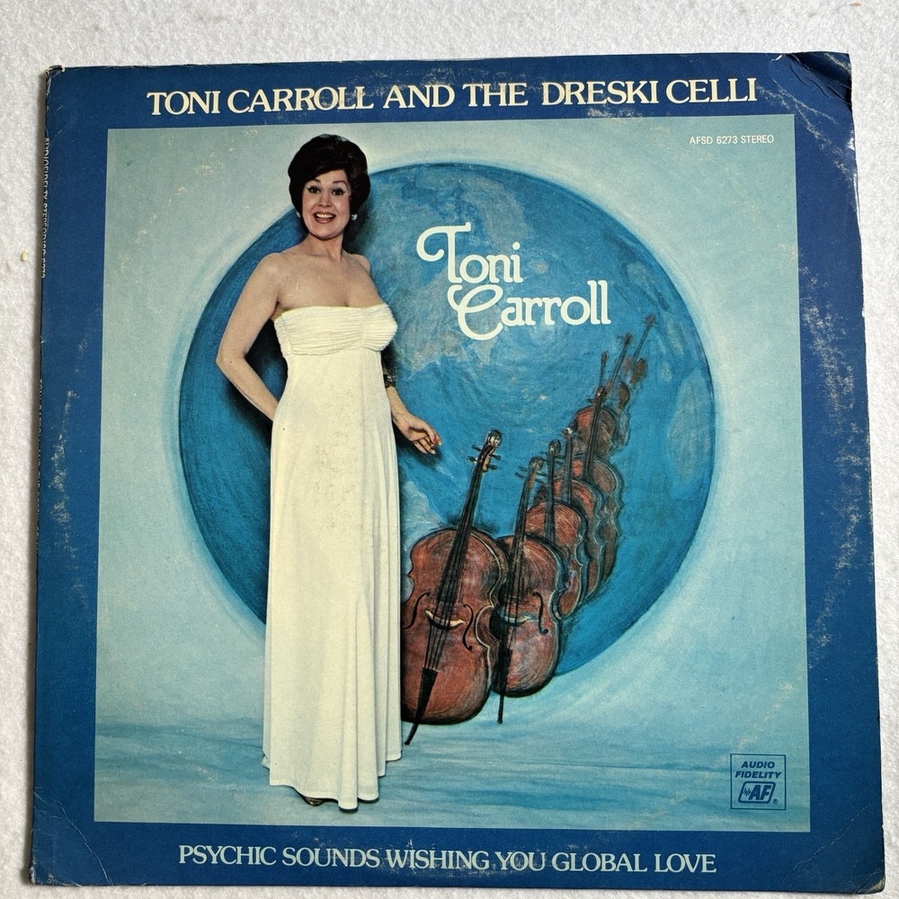 Toni Carroll Psychic Sounds Wishing You Global Love LP AFS-6273 Stereo